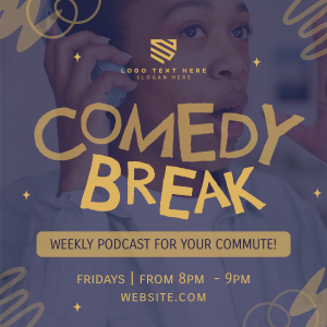 Comedy Break Podcast Instagram post Image Preview