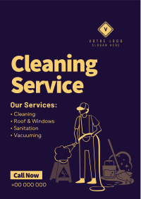 Professional Cleaner Services Flyer Image Preview