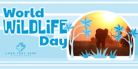 Modern World Wildlife Day Twitter post Image Preview