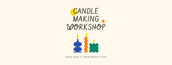 Candle Workshop Facebook Cover Design Image Preview