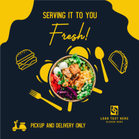 Fresh Food Bowl Delivery Instagram post Image Preview
