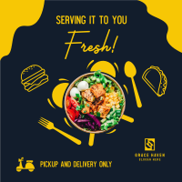 Fresh Food Bowl Delivery Instagram post Image Preview