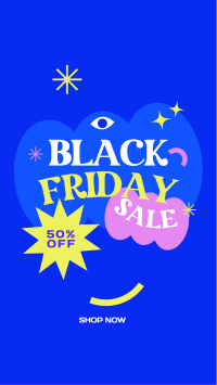 Abstract Black Friday Instagram story Image Preview
