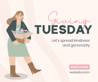 Tuesday Generosity Facebook Post Design