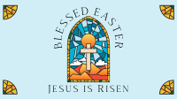 Easter Stained Glass Facebook event cover Image Preview