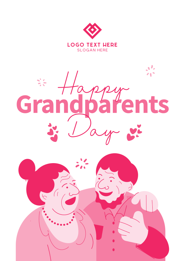 Happy Grandparents Day Flyer Design Image Preview
