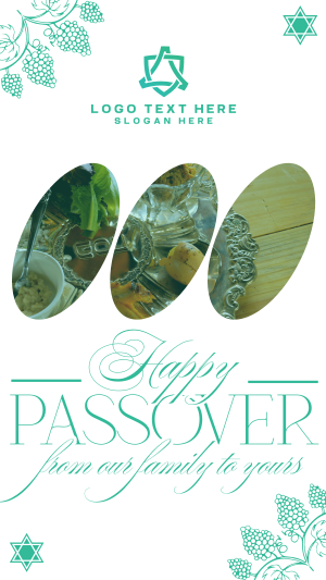 Modern Nostalgia Passover Instagram story Image Preview