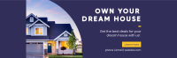 Dream House Twitter Header Image Preview