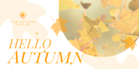 Autumn Greeting Twitter Post Design