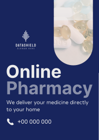 Modern Online Pharmacy Flyer Design