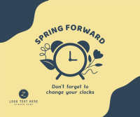 Change your Clocks Facebook post Image Preview