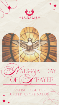 Elegant Day of Prayer YouTube short Image Preview