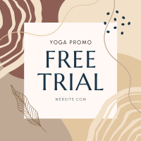 Yoga Free Trial Instagram Post Design