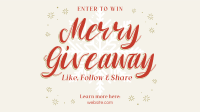 Merry Giveaway Announcement Animation Image Preview