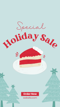 Special Holiday Cake Sale Instagram Story Design