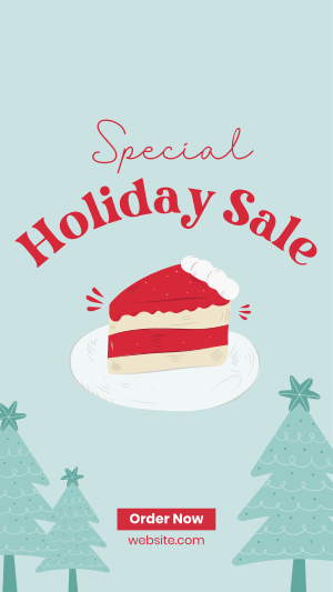 Special Holiday Cake Sale Instagram story Image Preview