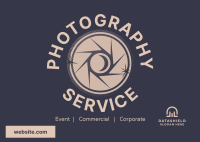 Creative Photography Service  Postcard Design