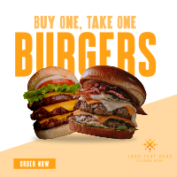 Double Burgers Promo Linkedin Post Image Preview