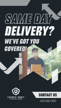 Courier Delivery Services YouTube Short Image Preview