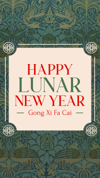 Lunar New Year Celebration Facebook Story Design