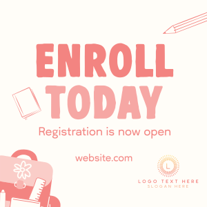 Enrollment Is Now Ongoing Instagram post Image Preview