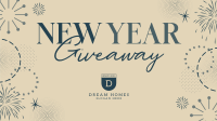 Circle Swirl New Year Giveaway Facebook event cover Image Preview