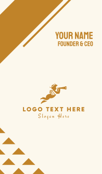 Trumpet Angel Business Card Design