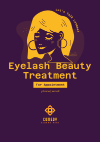 Eyelash Treatment Poster Image Preview