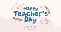 Teachers Day Greeting Facebook Ad Design