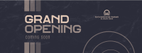 Abstract Shapes Grand Opening Facebook Cover Image Preview