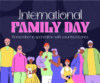 International Day of Families Facebook Post Design