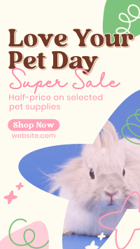 Dainty Pet Day Sale TikTok Video Design
