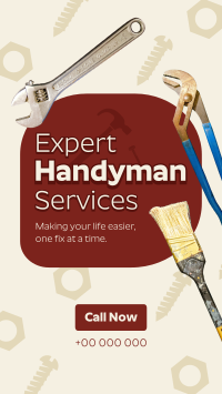 Handyman Maintenance Services Instagram Story Preview