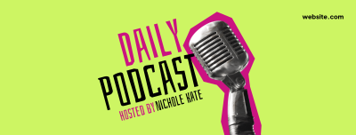 Daily Podcast Facebook cover Image Preview