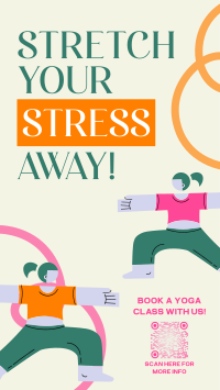 Stretch Your Stress Away Instagram reel Image Preview