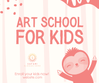 Art School for Kids Facebook Post Design