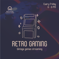 Retro Gaming Instagram Post Design