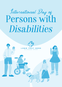Simple Disability Day Poster Design