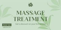 Massage Therapy Service Twitter post Image Preview