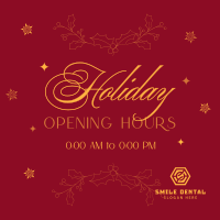 Elegant Holiday Opening Instagram post Image Preview