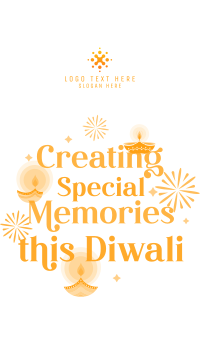 Diya Diwali Wishes TikTok video Image Preview