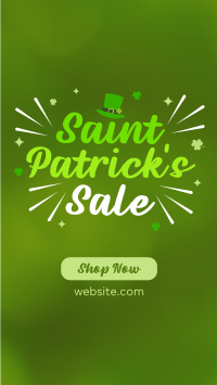 Quirky St. Patrick's Sale YouTube short Image Preview