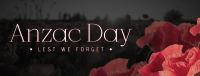 Anzac Poppies Facebook cover Image Preview