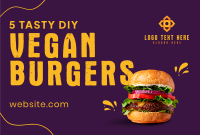 Vegan Burger Buns  Pinterest Cover Design