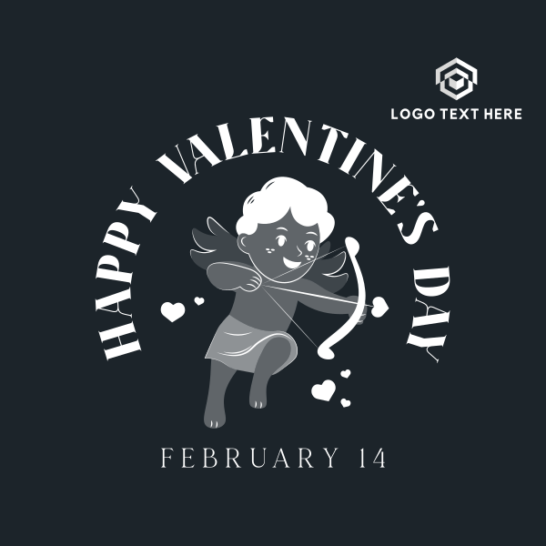Cupid Valentines Linkedin Post Design Image Preview