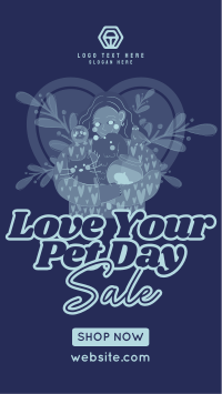Rustic Love Your Pet Day Facebook Story Design