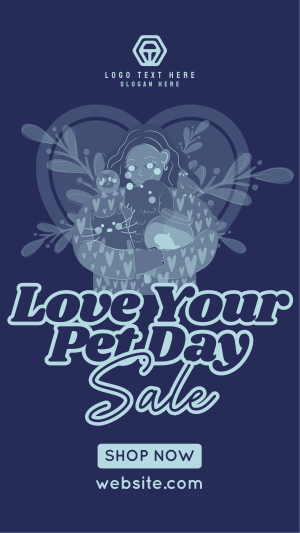 Rustic Love Your Pet Day Facebook story Image Preview