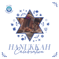 Hanukkah Family Instagram Post Image Preview