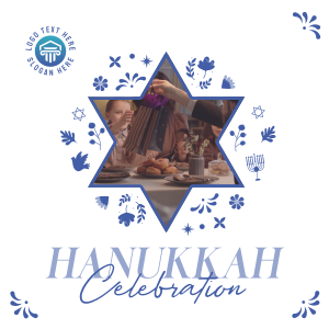 Hanukkah Family Instagram post Image Preview