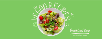 Vegan Salad Recipes Facebook cover Image Preview